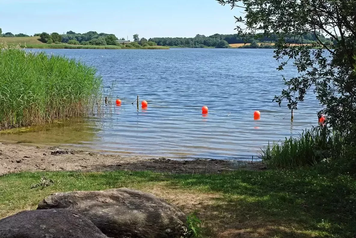 Badestelle am Gelände